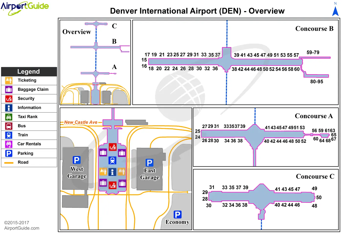 Denver Airport Layout