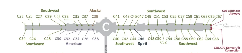 Denver Airport Terminal C Map